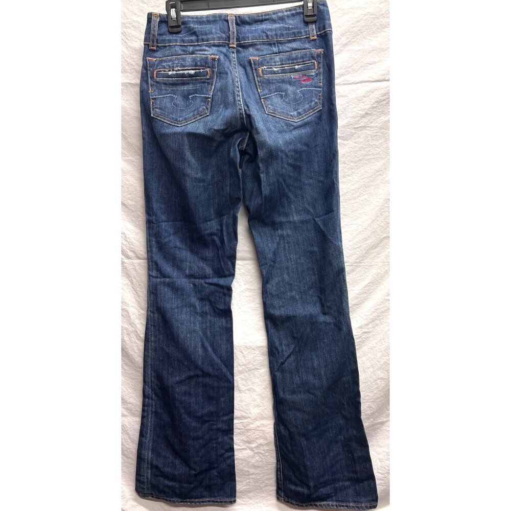 Blue Cult Womens Denim Jeans Phantom Wash Flare Leg Size 28 - Picture 2 of 4